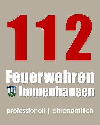 112 Feuerwehren Immenhausen Logo
